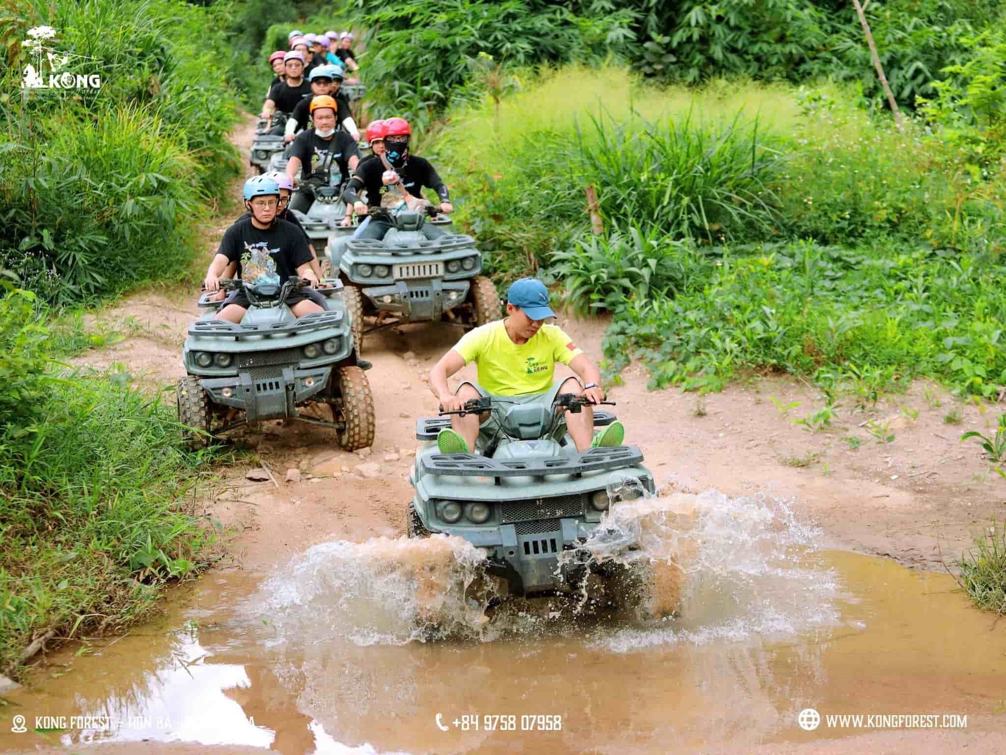 Lái xe địa hình ATV xuyên rừng 45' - 60' phút